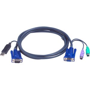 Aten Intelligente KVM-kabel 2L5502UP, KVM schakelaar kabel