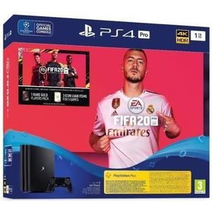 Sony Playstation 4 Pro Console 1TB (FIFA 20 Code Expired), Spelcomputer