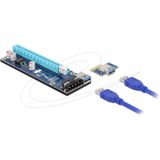 DeLOCK 41430 interfacekaart/-adapter Intern PCIe, USB 3.2 Gen 1 (3.1 Gen 1)