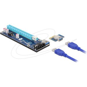DeLOCK 41430 interfacekaart/-adapter Intern PCIe, USB 3.2 Gen 1 (3.1 Gen 1)