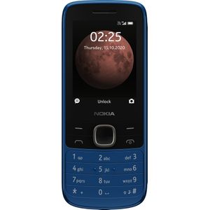 Nokia 225 (2.4 inch) feature phone (2.40"", 128 MB, 0.30 Mpx, 4G), Sleutel mobiele telefoon, Blauw