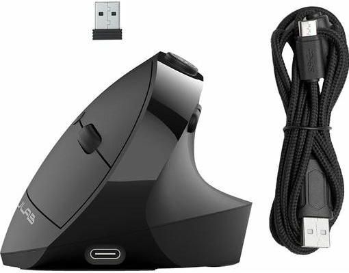 JLAB Jbuds Ergonomic vertical muis - Draadloos - Bluetooth - USB - Verbindt 3 devices tegelijkertijd - Stil ontwerp