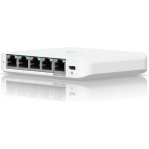 Ubiquiti - USW-Flex-2.5G-5 - Netwerkschakelaar - Wit - 5x100/1000/2.5G