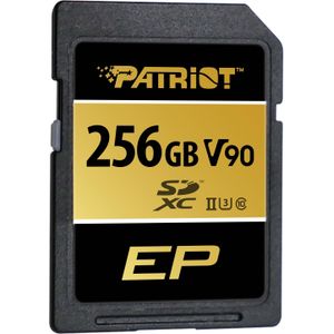 Patriot - EP - Geheugenkaart - Zwart - 256 GB - Klasse 10 UHS-II U3 V90