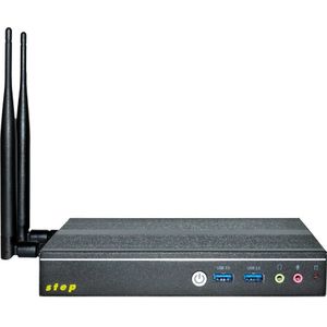 Step PC Micro DS8105 zonder besturingssysteem (i5-10210U 8GB 128GB SSD 1x DP 2x HDMI) ** ACTIE ** (128 GB, 8 GB, Intel Core i5-10210U, Intel UHD Graphics), PC, Zwart