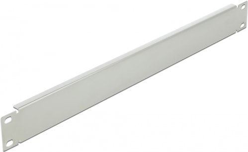 DeLOCK - Netwerkkast Blind Cover - Rack Blind Cover Plaat - Grijs - 1U - Metaal