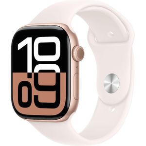 Apple Horloge serie 10 (46 mm, Aluminium, 4G, M/L), Sporthorloges + Smartwatches