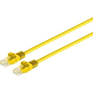 Shiverpeaks S/CONN maximale connectiviteit netwerkkabel-RJ45 patchkabel U/UTP metCat.7 raw kabel geel 25m, Netwerkkabel