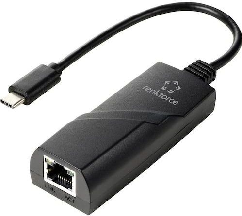 Renkforce RF-TCA-330 Netwerkadapter - 1000 MBit/s - USB-C - 5Gbps - LAN