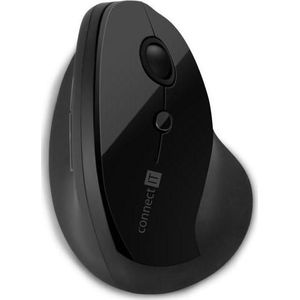 Connect IT CMO-2700-BK (Draadloze), Muis, Zwart