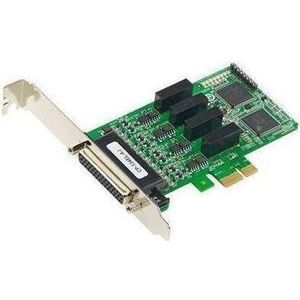 Moxa CP-134EL-A-I-DB9M - 4-poorts RS-422485 PCI Express-kaart met laag profiel en 4 kV, Controlekaart