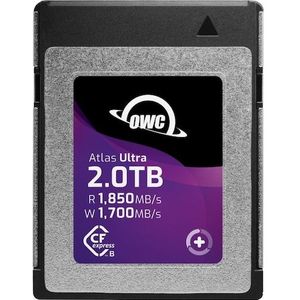 OWC Atlas Ultra CFexpress 2.0 Type B Geheugenkaart 2TB (2000 GB, CFexpress type B), Geheugenkaart