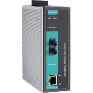 Moxa IMC-P101-M-ST - PoE industriële 10100BaseT(X) naar 100BaseFX mediaconverter, multi-mode poort met, Netwerk accessoires