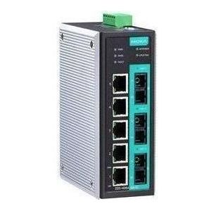 Moxa EDS-408A-2M1S-SC-T - Beheerde Ethernet-switch op instapniveau met 5 10100BaseT(X) poorten, 2, Netwerkschakelaar