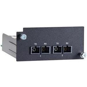 Moxa PM-7500-2SSC - Fast Ethernet-module met 2 100BaseFX single-mode poorten met SC-connectoren, comp, Netwerkschakelaar