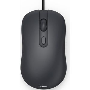 Hama - CM-200 - Muis - Zwart - Bedraad - Optisch