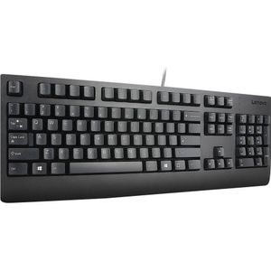 Lenovo Toetsenbord USB (DUTCH) (NL, Bedraad), Toetsenbord, Zwart
