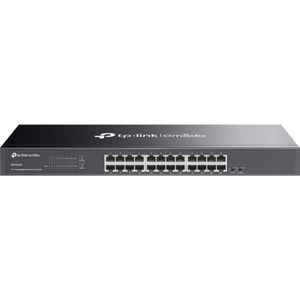 TP-Link - OMADA 24-poorts Gigabit Switch - Rackmount - Zwart - 1000 Mbps