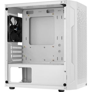 AeroCool Aercool Trinity Mini Tower V1, gehard glas (mATX), PC-behuizing, Wit