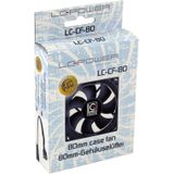 LC-Power - LC-CF - Kastventilator - Zwart - 80 mm - 1 x