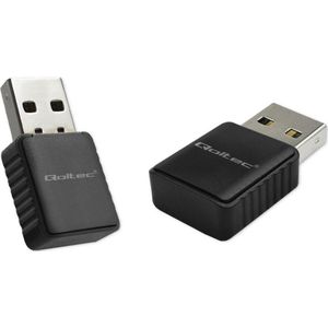 Qoltec - WiFi Adapter - 2x2dBi - 1300Mbps - Draadloos