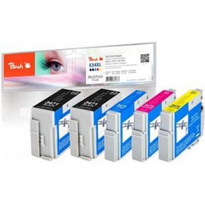Peach PI200-631 inktcartridge 5 stuk(s) Zwart, Cyaan, Magenta, Geel
