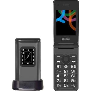 Qubo X-28 (2.80", 0.30 Mpx, 2G), Sleutel mobiele telefoon, Zwart