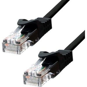 ProXtend U/UTP CAT5e PVC AWG 24 CU Zwart 30CM (U/UTP, CAT5e, 0.30 m), Netwerkkabel