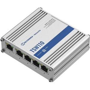 Teltonika TSW110000000 - TSW110 - Unmanaged L2 switch (5 ports), Netwerkschakelaar