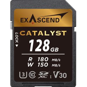 Exascend - Catalyst UHS-I SD-kaart - 128 GB - V30 - Geheugenkaart