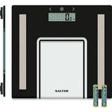 Salter - 9128 BK3R - Elektronische Lichaamsanalyseweegschaal - Zwart - Glas