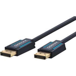 clicktronic DisplayPort kabel 1.4. M/M. Blauw. 3.0m (3 m), Videokabel