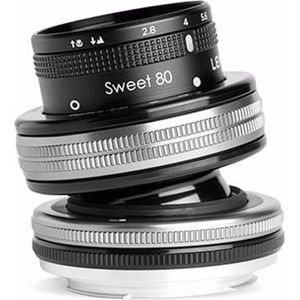 Lensbaby - Composer Pro II - Lens - Zwart - Sweet 80 voor Canon RF