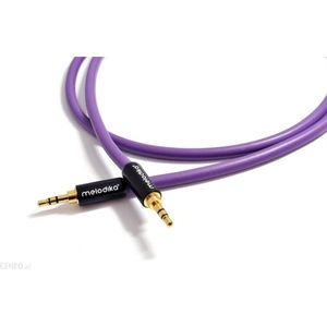 Melodiya Jack 3,5mm - Jack 3,5mm kabelis 20m violetinis (20 m), Audiokabel