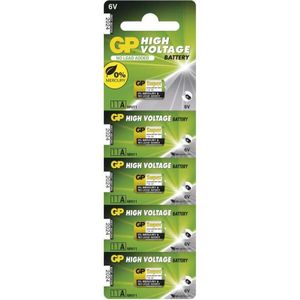 GP Batteries Super Alkaline B1302 huishoudbatterij Eenmalige batterij MN11 (5 Pcs., 11A, 38 mAh), Batterijen