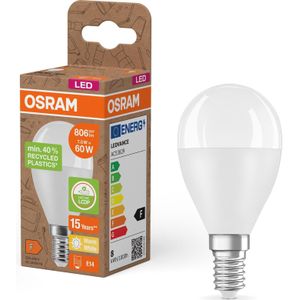 Osram - Kogelvormige Led Lamp - Warm Wit - E14 Fitting - 7,5W - 806 Lumen