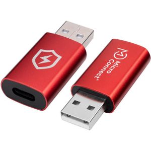 MicroConnect USB-A zu (USB Type-C, USB-A), Data + Video Adapter, Rood