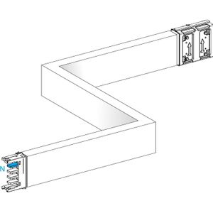 Schneider Electric SE KSA400DZCG43A KSA Z-element links-rechts (Verdeler), Elektronica benodigdheden + Behuizing, Wit