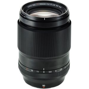 Fujifilm Fujinon XF 90mm f/2 R LM WR (Fujifilm Fujinon XF, APS-C / DX), Objectief, Zwart