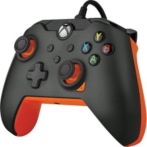 PDP 049-012-GO game controller Zwart, Oranje USB Gamepad Analoog/digitaal Xbox One, Xbox One X, Xbox Series S, Xbox Series X, PC
