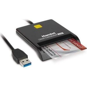 Hamlet HUSCR-A30 (USB), Geheugenkaartlezer, Zwart