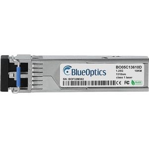 BlueOptics Compatibel Hitachi 1KGT038917R0001 BO05C13610D SFP Transceiver, LC-Duplex, 1000BASE-LX, Singlemode, Zendontvangers, Zilver