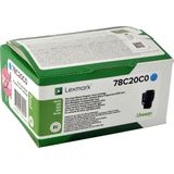 Lexmark 78C20C0 tonercartridge 1 stuk(s) Origineel Cyaan