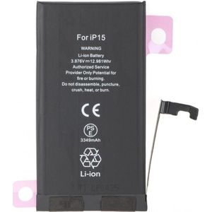 Aftermarket Akku für iPhone 15, 3349mAh Diagnostic, Batterij smartphone