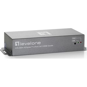 LevelOne HDSpider 4-poorts Cat.5 HDMI Zender, Data converter