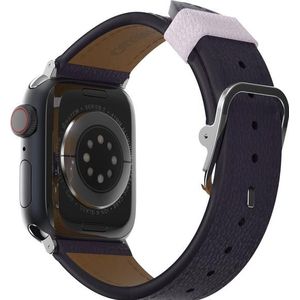 OtterBox Symmetrie Cactus lederen horlogeband voor Apple Watch 9/8/7 41mm (41 mm, Veganistisch leer), Horlogebandjes, Paars