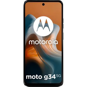 Vodafone Motorola moto g34 5G (128 GB, Zwart, Antraciet, 6.50"", Dubbele SIM, 50 Mpx, 5G), Smartphone, Zwart