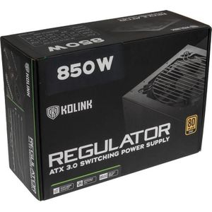 Kolink - Regulator - Voeding - Zwart - 850 Watt - ATX 3.0 - PCIe 5.0 - Modulair