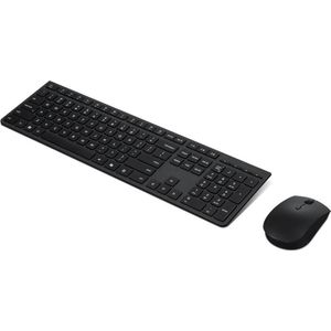Lenovo Computer keyboard Professional Wireless Rechargeable Combo Keyboard and Mouse-Nordic , Onderdelen voor notebooks, Grijs