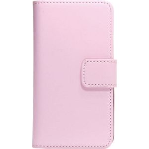 OEM Slim Leather Book Case Sony Xperia Z1 Compact - roze 4250710549214 (Sony Xperia Z1 Compact), Smartphonehoes, Roze